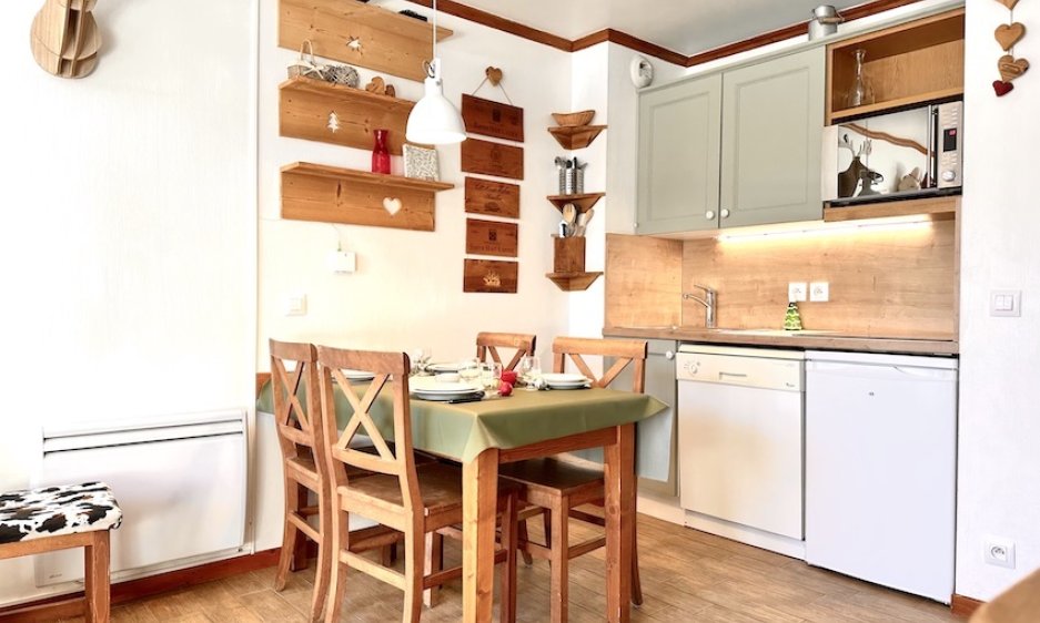 location 2 pièces 4 personnes proche ESF Villeneuve Serre Chevalier