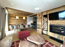 séjour plein sud appartement de luxe serre chevalier 